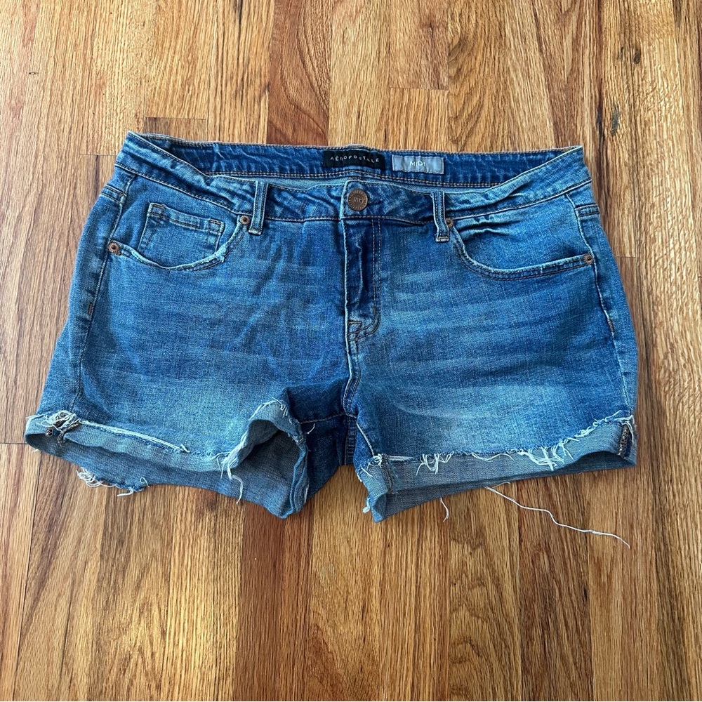 Women's Blue Denim Shorts